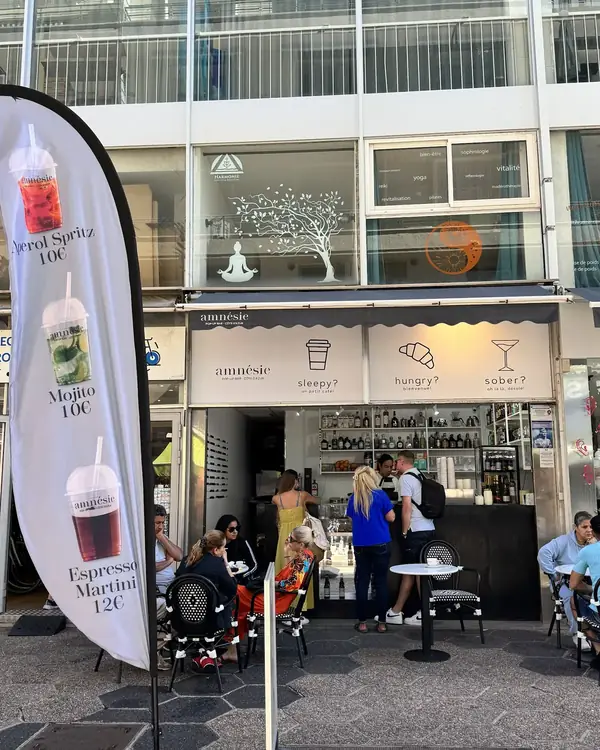 Aperçu du site de Amnésie Coffee Shop, Café à Nice