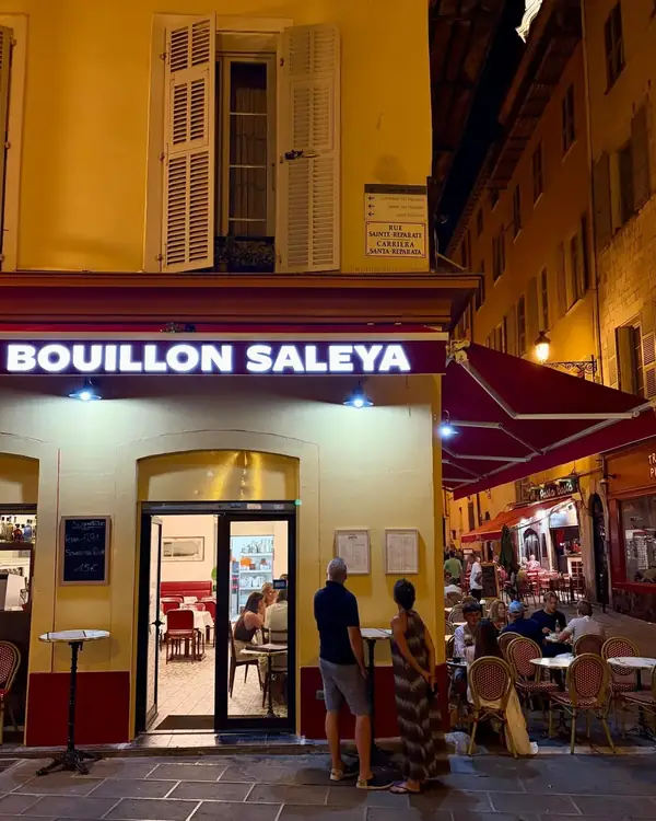 Aperçu du site de Bouillon Saleya, Restaurant français à Nice