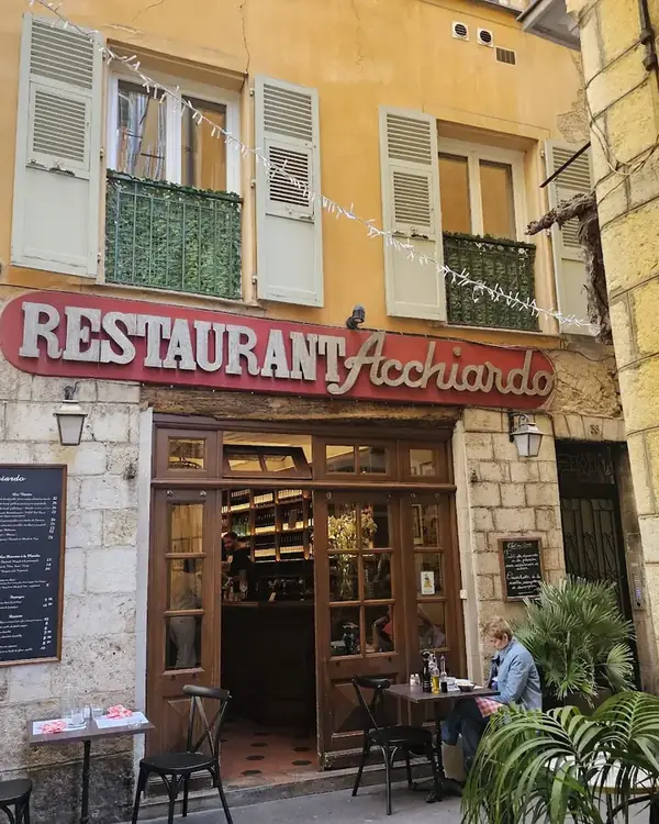 Aperçu du site de Chez Acchiardo, Restaurant à Nice
