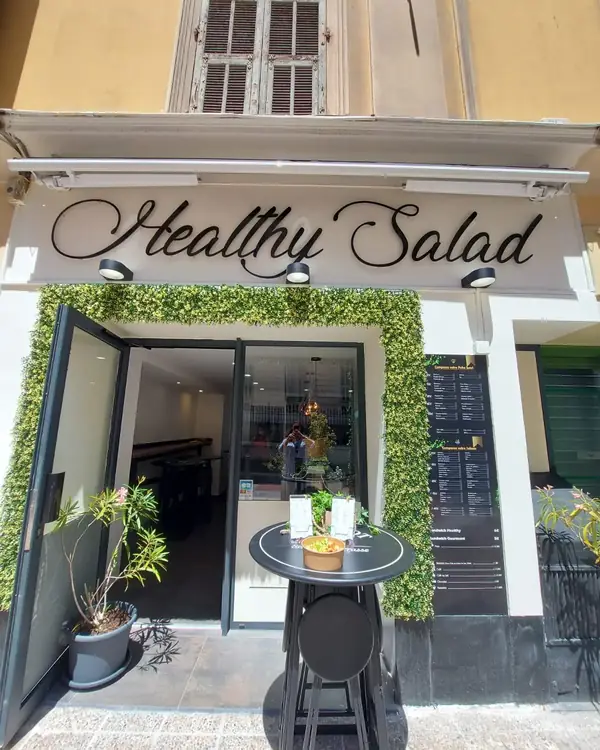 Aperçu du site de Healthy Salad, saladerie/restauration saine à Nice