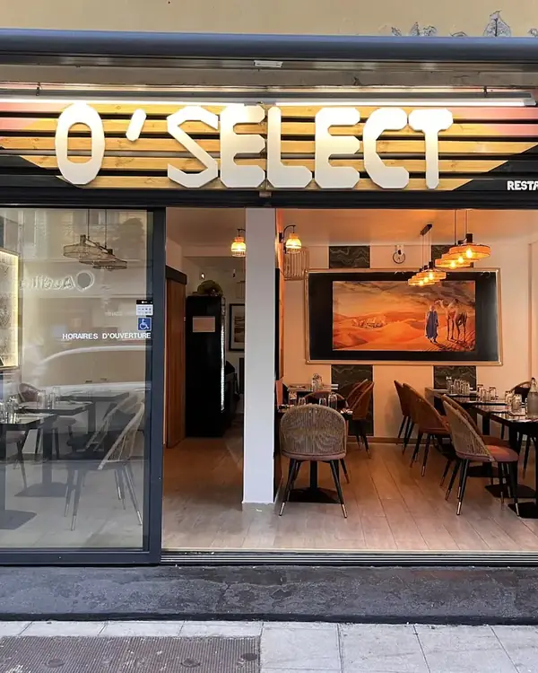 Aperçu du site de O’Select, Restaurant méditerranéen à Nice